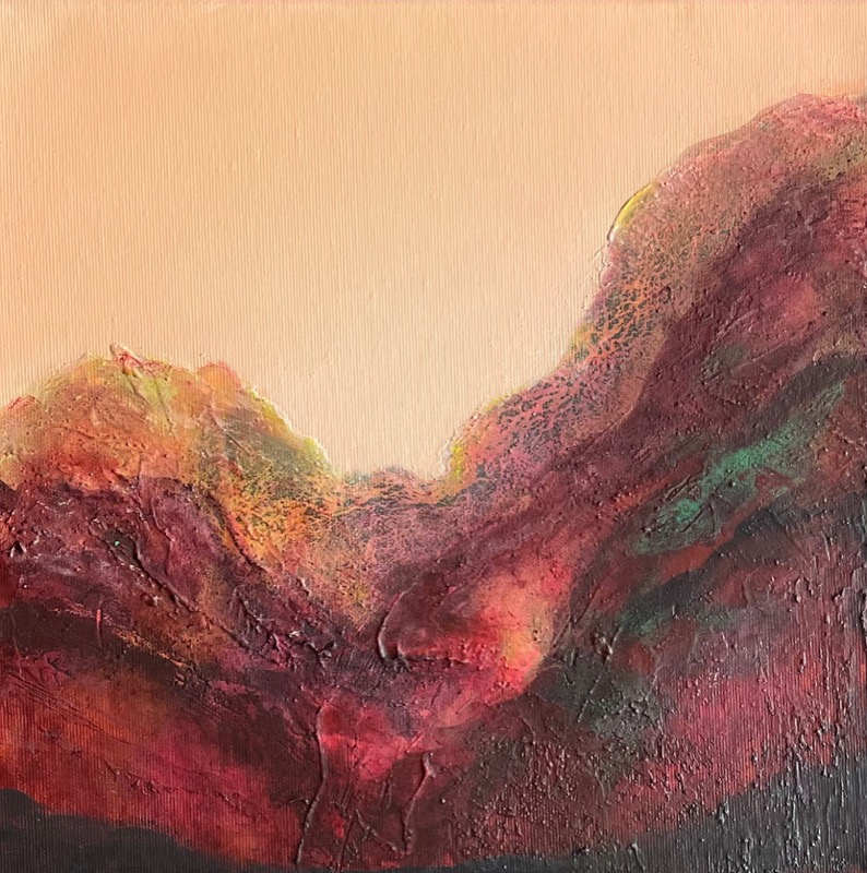Dark Alchemy, painting by Mona Barbu