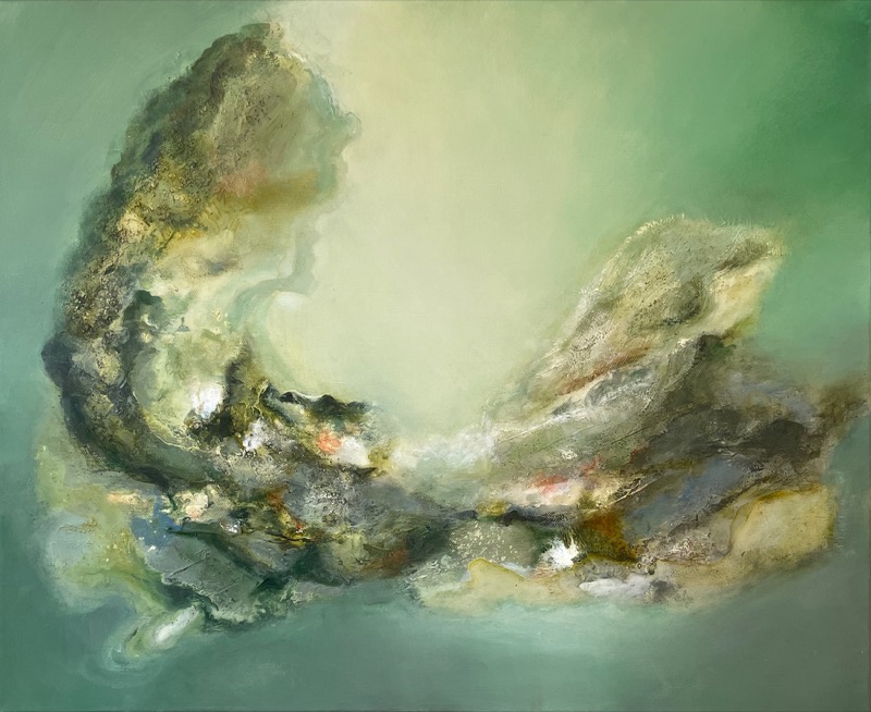 Dawn, painting by Mona Barbu