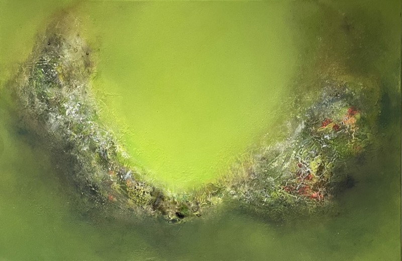 Emerald Hope, painting by Mona Barbu