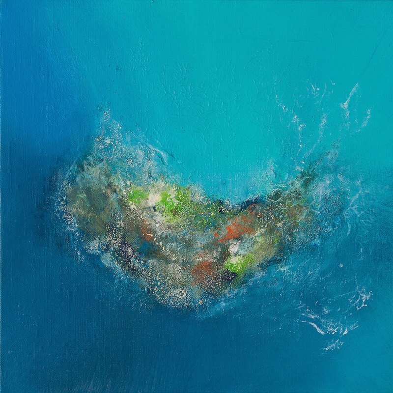 Emergence, painting by Mona Barbu