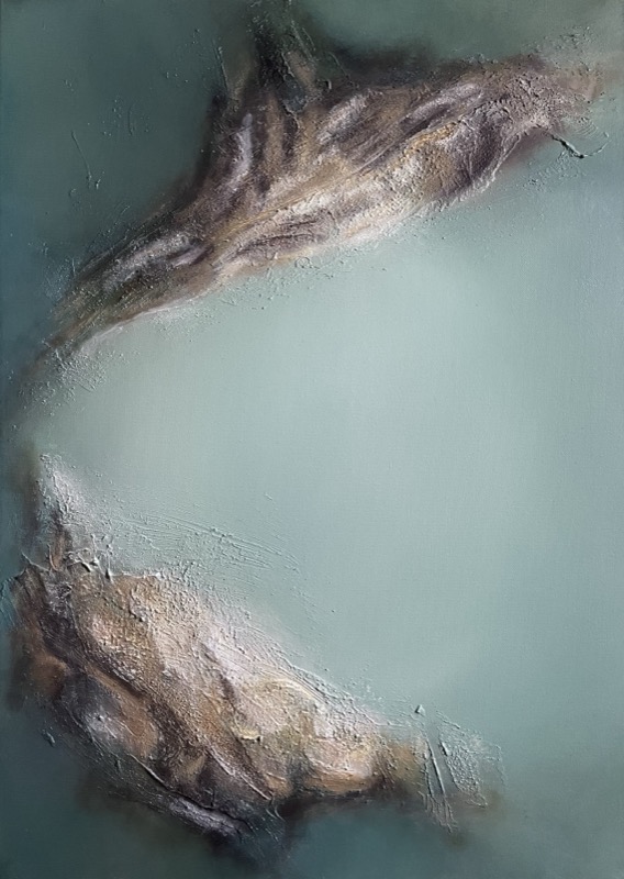 Love Without Fear, painting by Mona Barbu