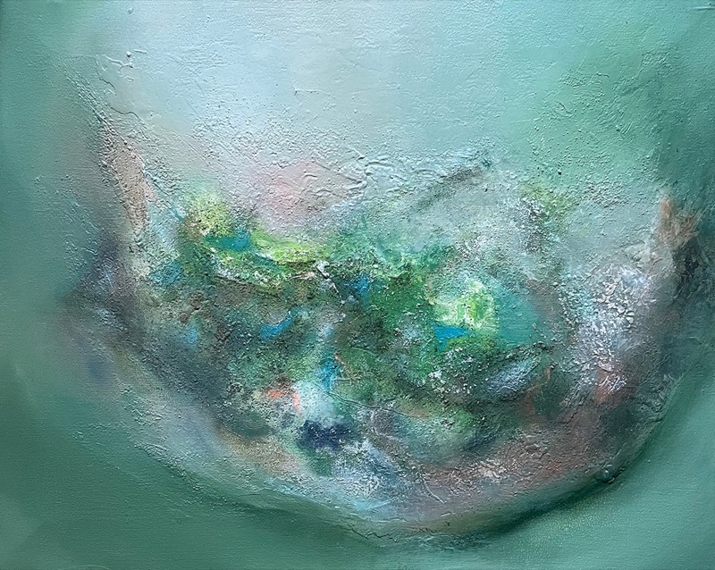 Lush Reverie, painting by Mona Barbu