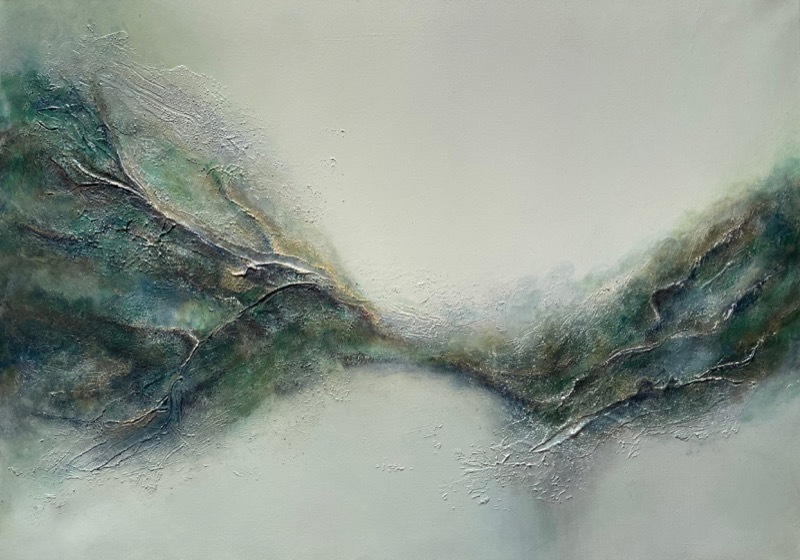 Still, Together, painting by Mona Barbu