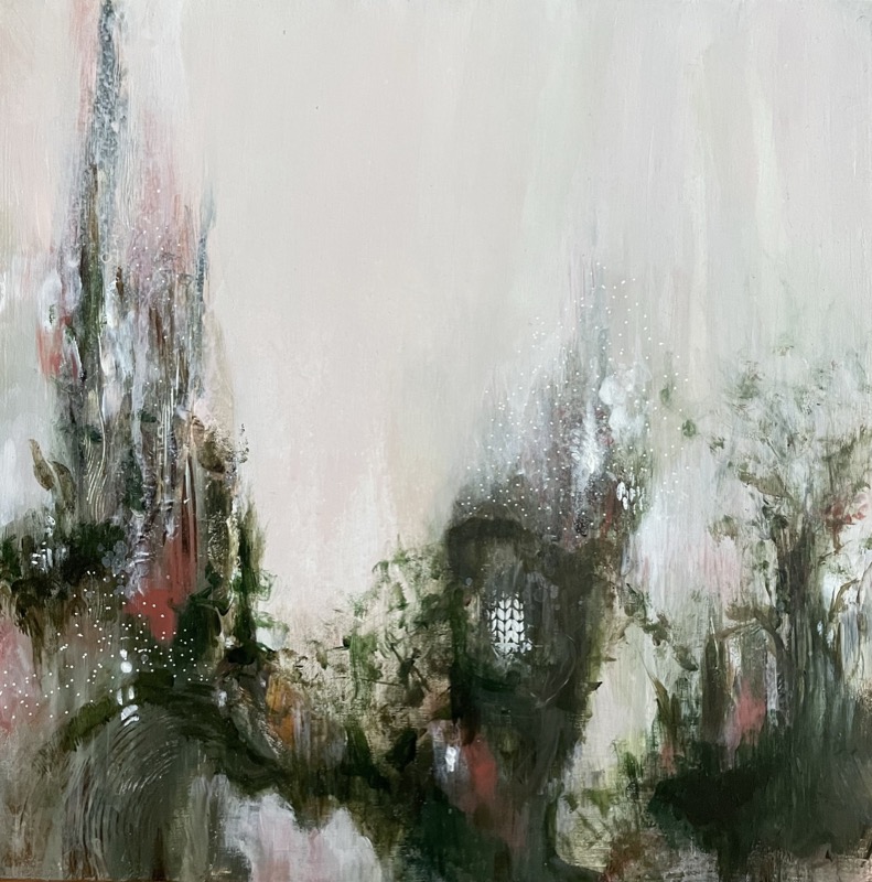 Flicker, painting by Mona Barbu
