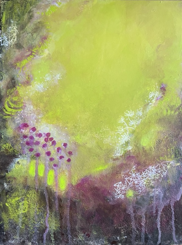 Flourish, painting by Mona Barbu