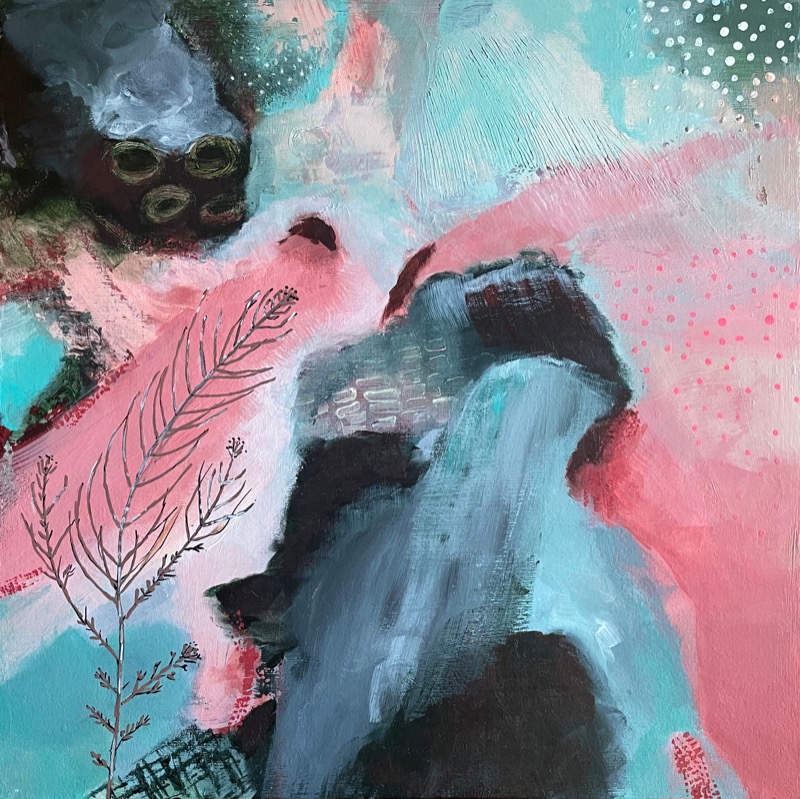 Flow, painting by Mona Barbu