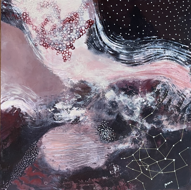 Fusion, painting by Mona Barbu