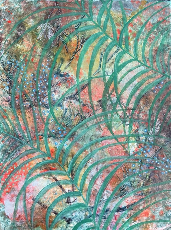 Hidden in Plain Sight, painting by Mona Barbu