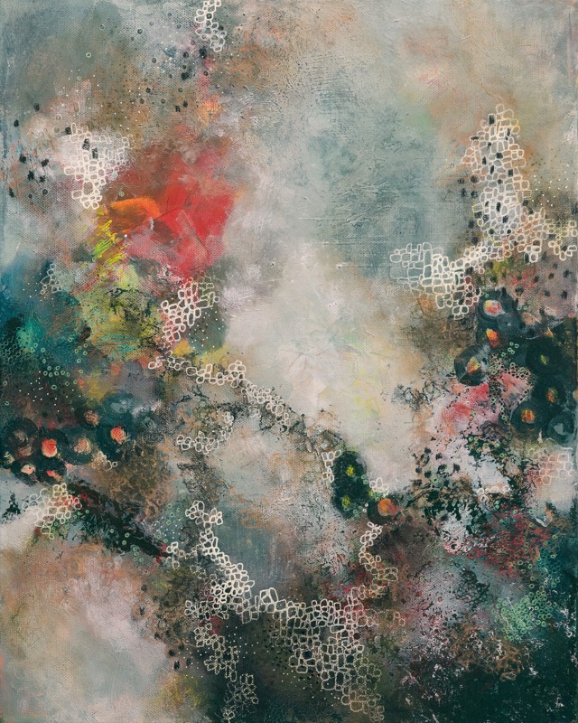 In Between, painting by Mona Barbu