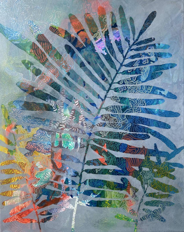Windows to a World of Colour, painting by Mona Barbu